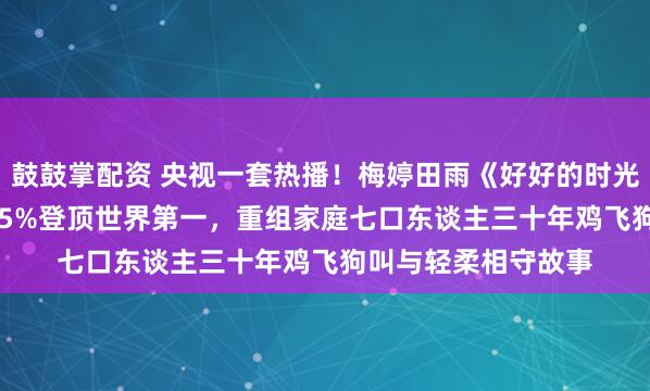 鼓鼓掌配资 央视一套热播！梅婷田雨《好好的时光》首播收视破3.655%登顶世界第一，重组家庭七口东谈主三十年鸡飞狗叫与轻柔相守故事