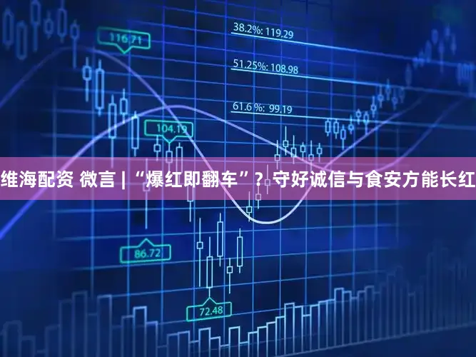 维海配资 微言 | “爆红即翻车”？守好诚信与食安方能长红
