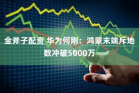 金斧子配资 华为何刚:鸿蒙末端斥地数冲破5000万