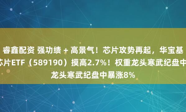 睿鑫配资 强功绩 + 高景气！芯片攻势再起，华宝基金科创芯片ETF（589190）摸高2.7%！权重龙头寒武纪盘中暴涨8%
